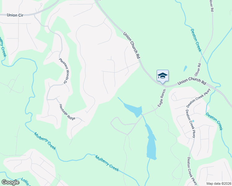 map of restaurants, bars, coffee shops, grocery stores, and more near 5629 Good Hope Drive in Flowery Branch