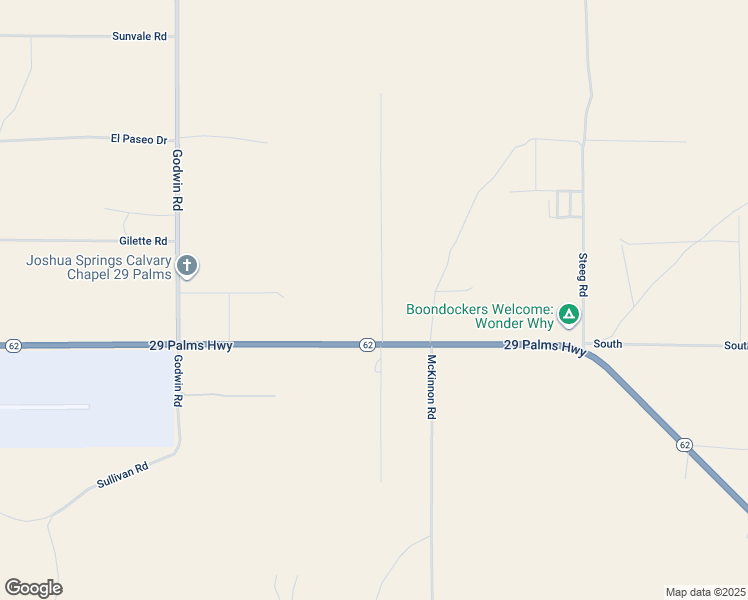 map of restaurants, bars, coffee shops, grocery stores, and more near 79678 Twentynine Palms Highway in Twentynine Palms