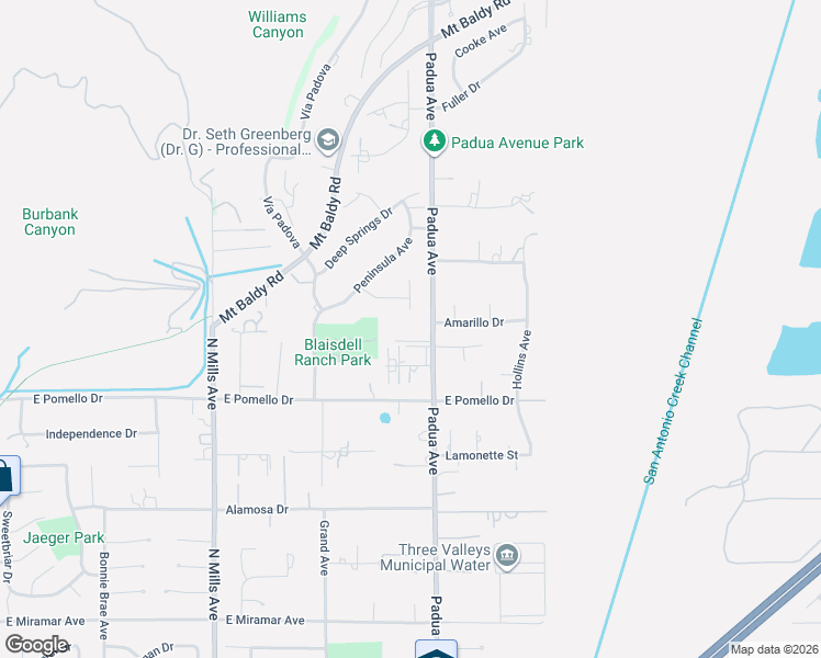 map of restaurants, bars, coffee shops, grocery stores, and more near 981 Westminster Place in Claremont