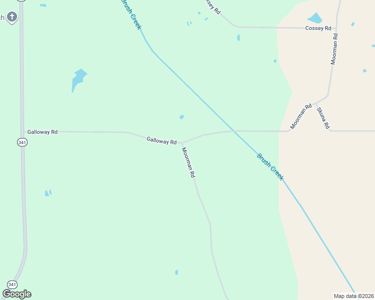 map of restaurants, bars, coffee shops, grocery stores, and more near 6096 Moorman Road in Pontotoc