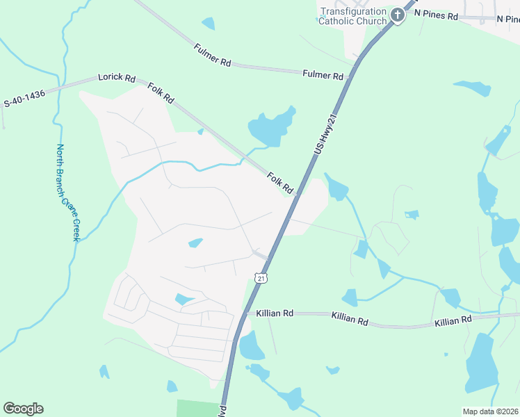 map of restaurants, bars, coffee shops, grocery stores, and more near 104 Woodhaven Road in Columbia