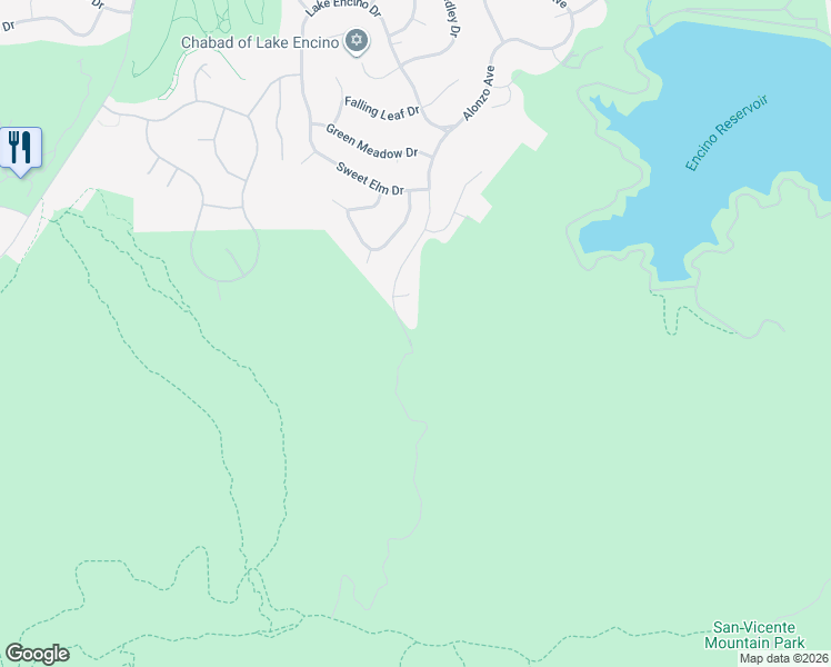 map of restaurants, bars, coffee shops, grocery stores, and more near 3745 Alonzo Avenue in Los Angeles