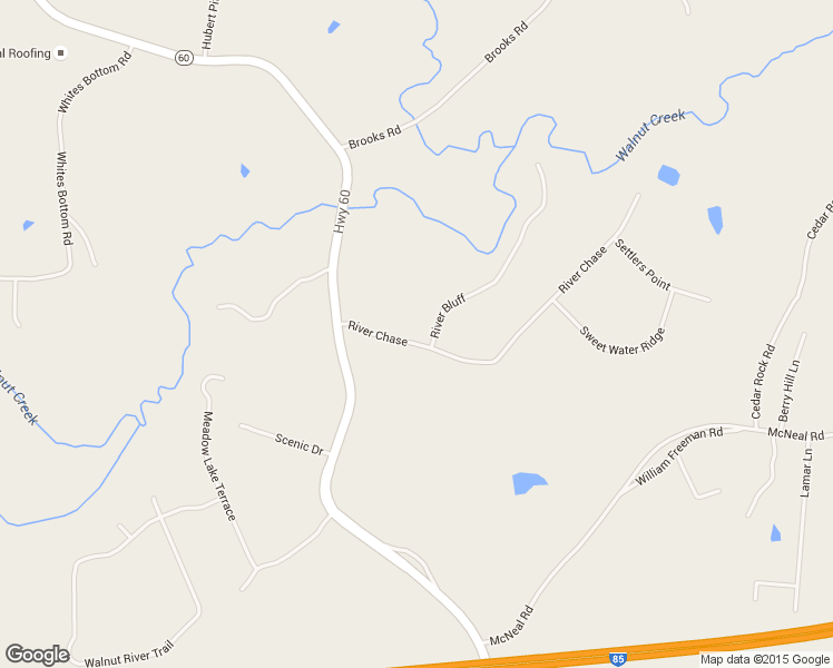 map of restaurants, bars, coffee shops, grocery stores, and more near 27 River Bluff in Hoschton