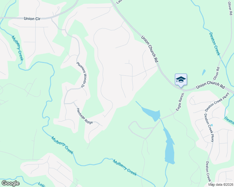 map of restaurants, bars, coffee shops, grocery stores, and more near 5726 Winding Rose Tr in Flowery Branch