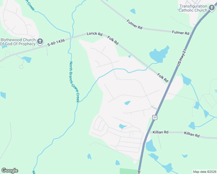 map of restaurants, bars, coffee shops, grocery stores, and more near 8 Otter Trail Court in Columbia