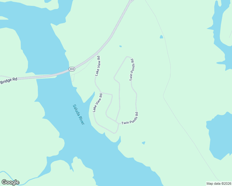 map of restaurants, bars, coffee shops, grocery stores, and more near 1026 Twin Ponds Road in Newberry