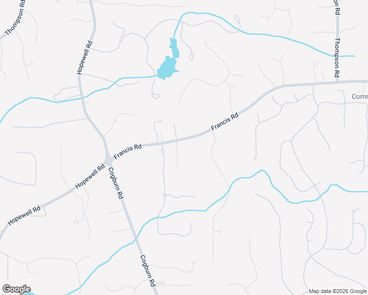 map of restaurants, bars, coffee shops, grocery stores, and more near 2793 Francis Road in Milton
