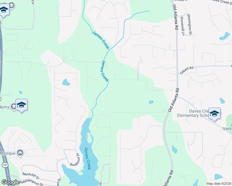 map of restaurants, bars, coffee shops, grocery stores, and more near 2110 Melodie Lane in Cumming