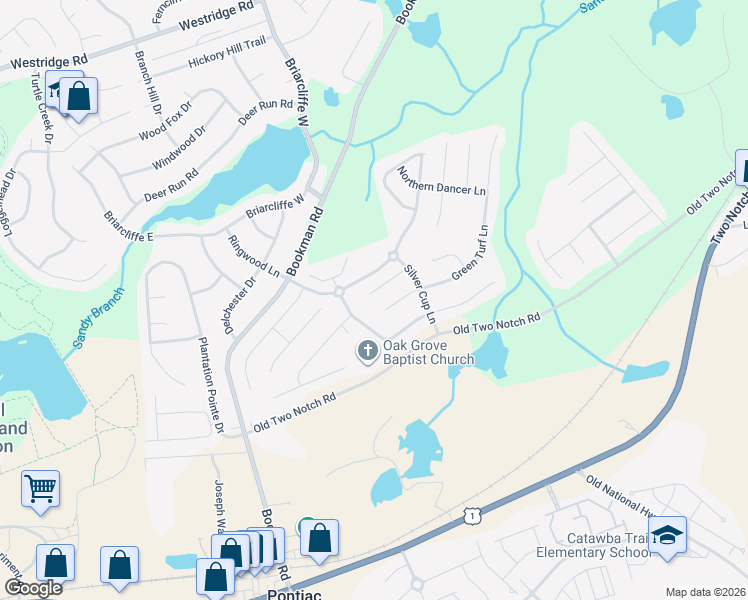 map of restaurants, bars, coffee shops, grocery stores, and more near 446 Easy Goer Court in Elgin