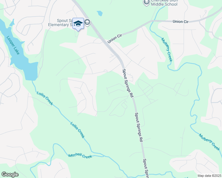 map of restaurants, bars, coffee shops, grocery stores, and more near 6818 Lancaster Crossing in Flowery Branch