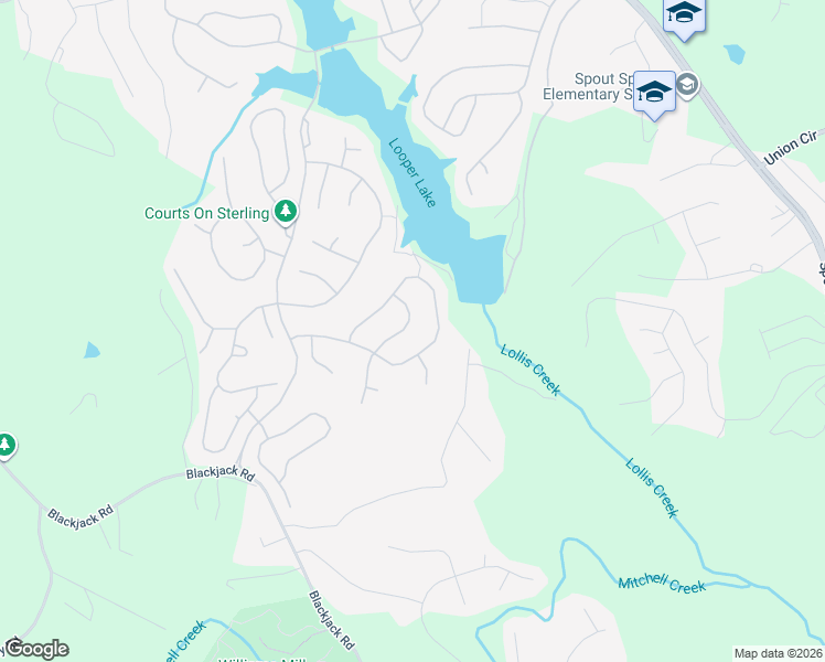 map of restaurants, bars, coffee shops, grocery stores, and more near 7924 Benchmark Drive in Flowery Branch