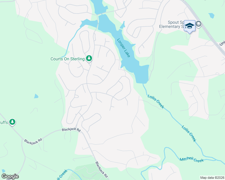 map of restaurants, bars, coffee shops, grocery stores, and more near 8089 Sleepy Lagoon Way in Flowery Branch