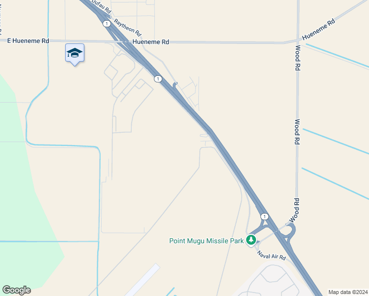 map of restaurants, bars, coffee shops, grocery stores, and more near 4444 Naval Air Road in Oxnard