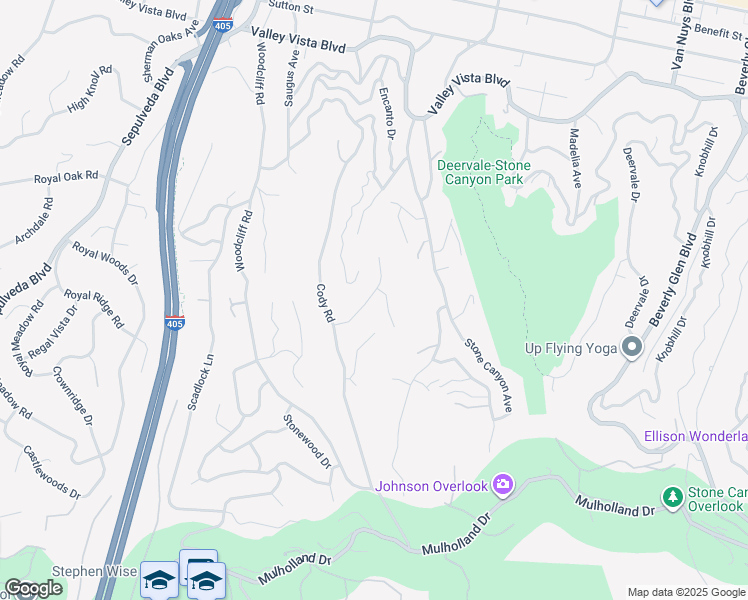map of restaurants, bars, coffee shops, grocery stores, and more near 3852 Sherview Drive in Los Angeles