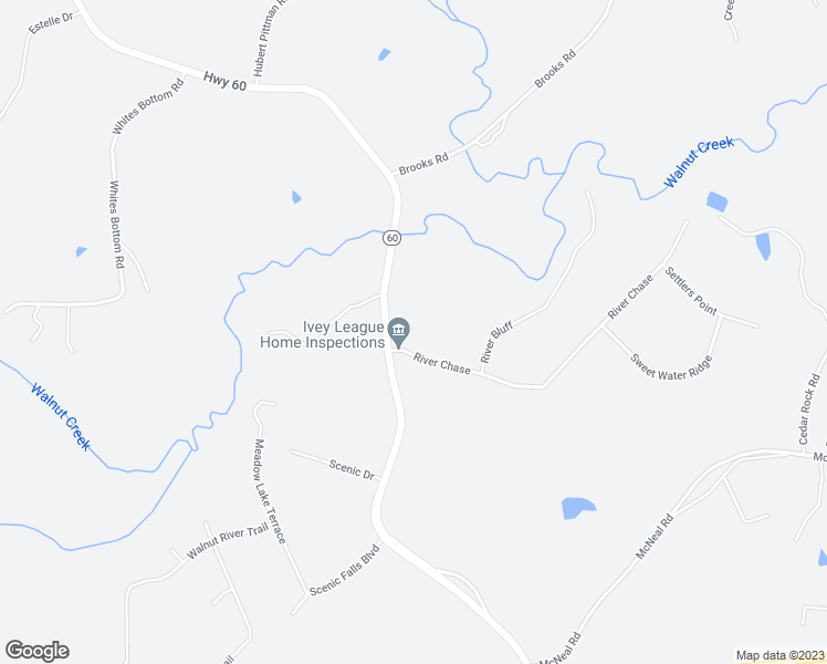 map of restaurants, bars, coffee shops, grocery stores, and more near 45 River Chase in Hoschton