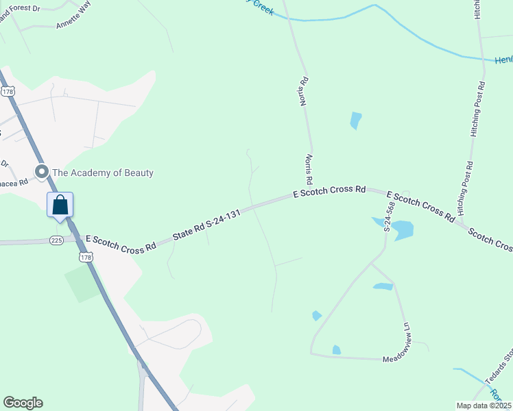 map of restaurants, bars, coffee shops, grocery stores, and more near East Scotch Cross Road in Greenwood