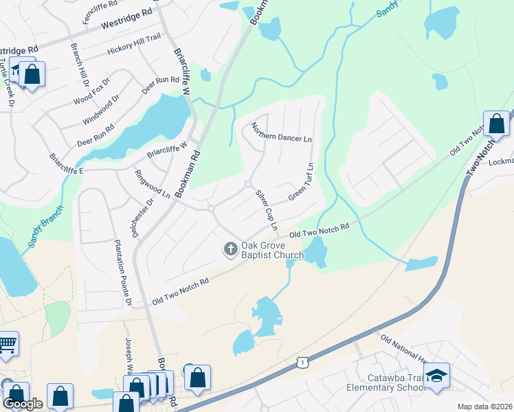 map of restaurants, bars, coffee shops, grocery stores, and more near 403 Easy Goer Court in Elgin