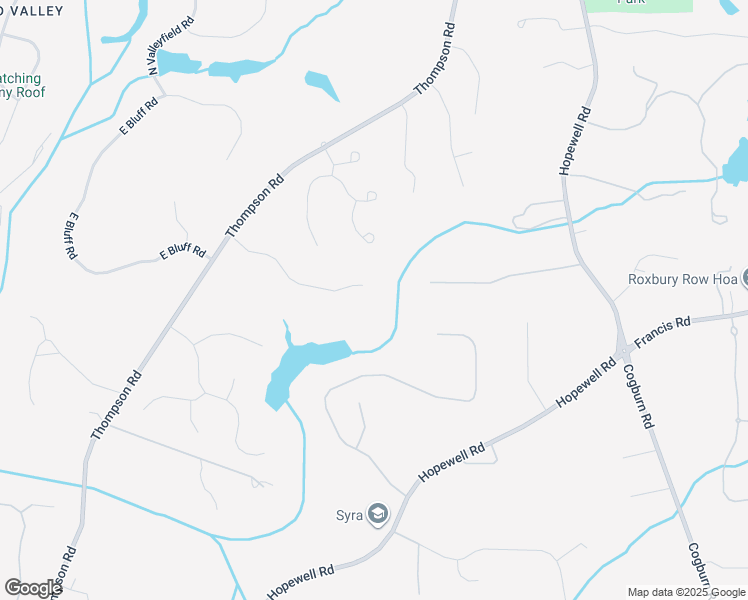 map of restaurants, bars, coffee shops, grocery stores, and more near 2185 Country Ridge Road in Alpharetta