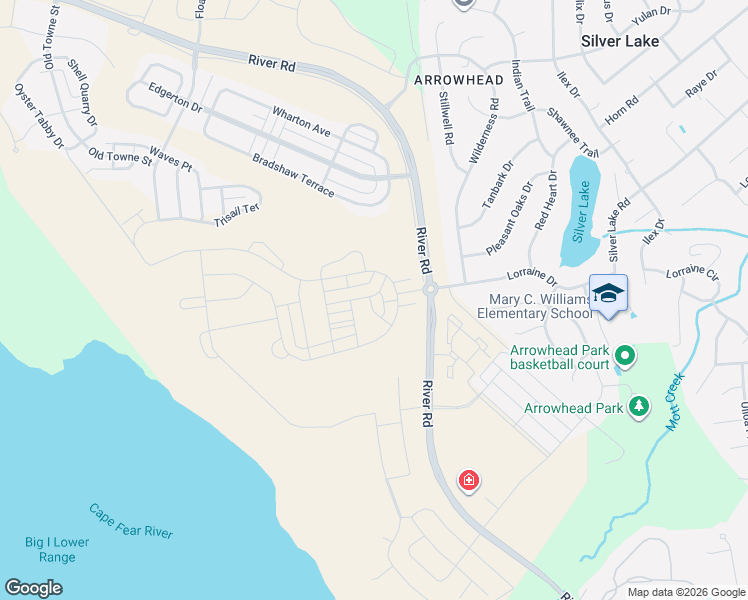 map of restaurants, bars, coffee shops, grocery stores, and more near 999 Lorraine Drive North in Wilmington