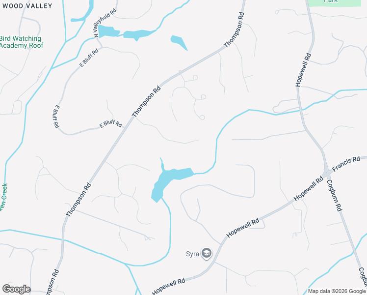 map of restaurants, bars, coffee shops, grocery stores, and more near 2140 Country Ridge Road in Alpharetta