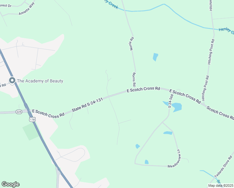map of restaurants, bars, coffee shops, grocery stores, and more near East Scotch Cross Road in Greenwood