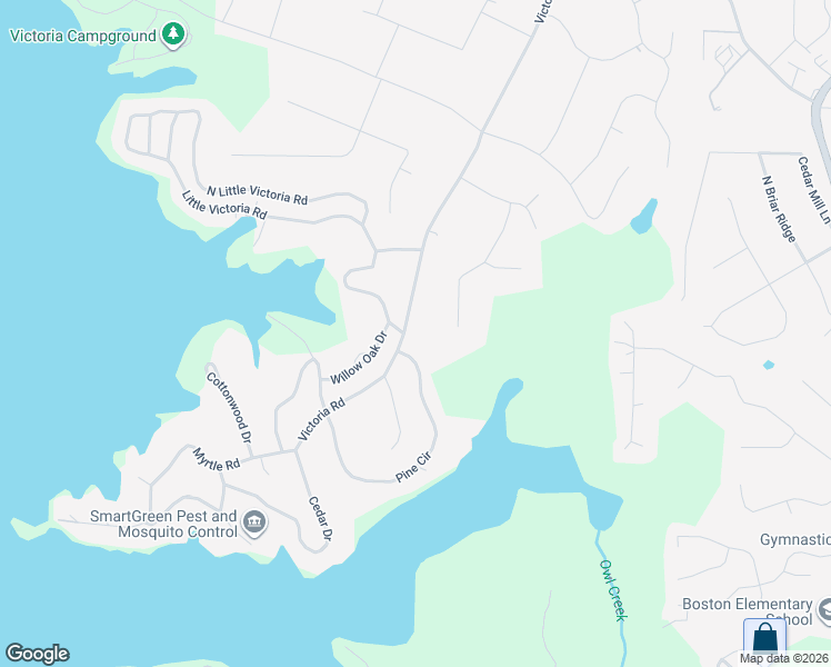 map of restaurants, bars, coffee shops, grocery stores, and more near 571 Victoria Road in Woodstock