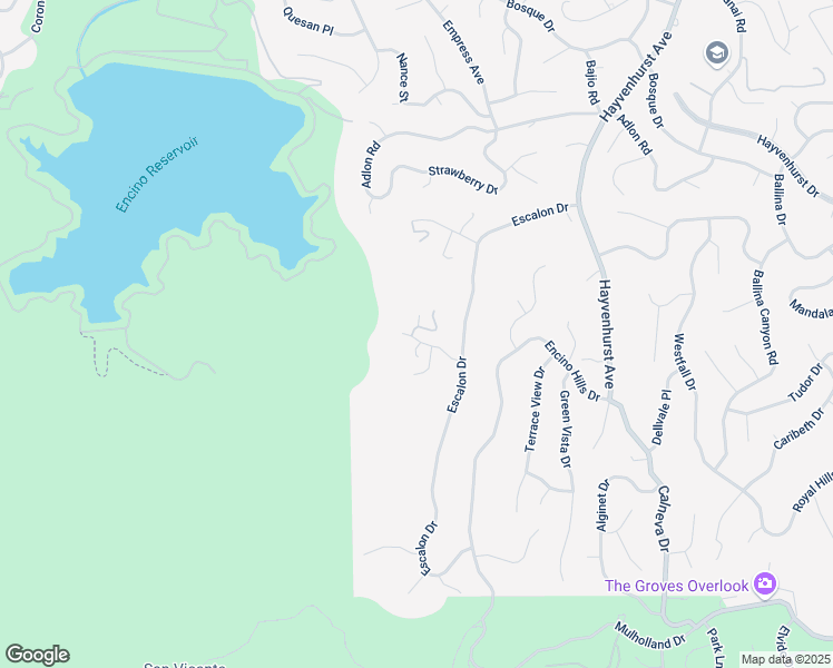 map of restaurants, bars, coffee shops, grocery stores, and more near 17061 Empanada Place in Los Angeles