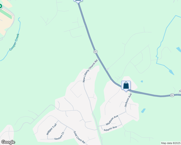 map of restaurants, bars, coffee shops, grocery stores, and more near 161 New Liberty Church Road in Braselton