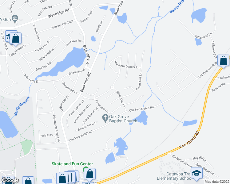 map of restaurants, bars, coffee shops, grocery stores, and more near 446 Easy Goer Court in Elgin