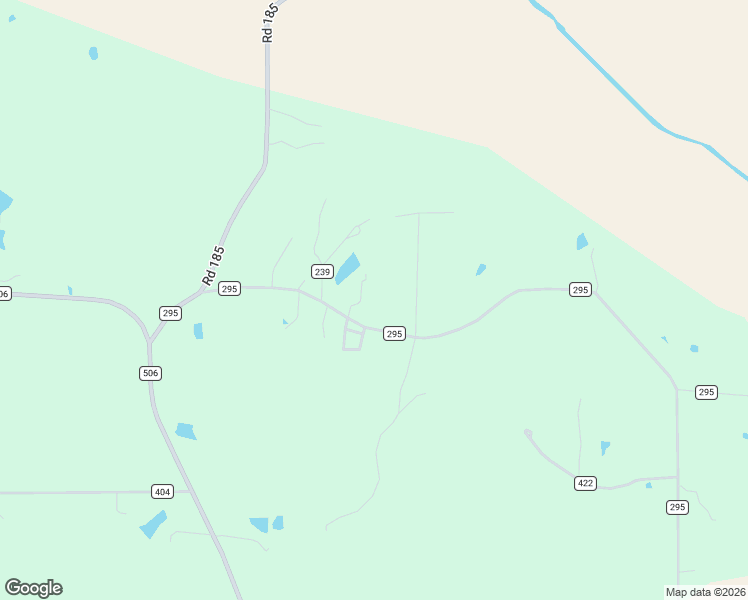 map of restaurants, bars, coffee shops, grocery stores, and more near 186 County Road 295 in Shannon
