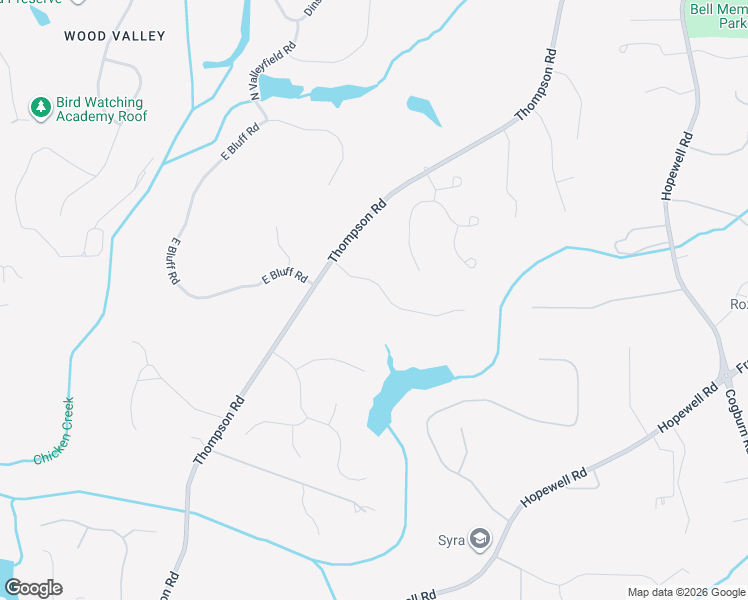 map of restaurants, bars, coffee shops, grocery stores, and more near 2105 Country Ridge Road in Alpharetta