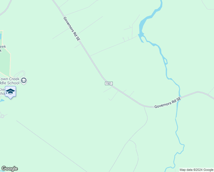 map of restaurants, bars, coffee shops, grocery stores, and more near 677 Governors Road Southeast in Winnabow