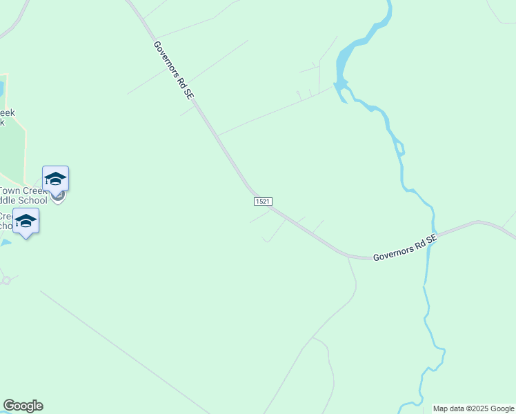 map of restaurants, bars, coffee shops, grocery stores, and more near 677 Governors Road Southeast in Winnabow