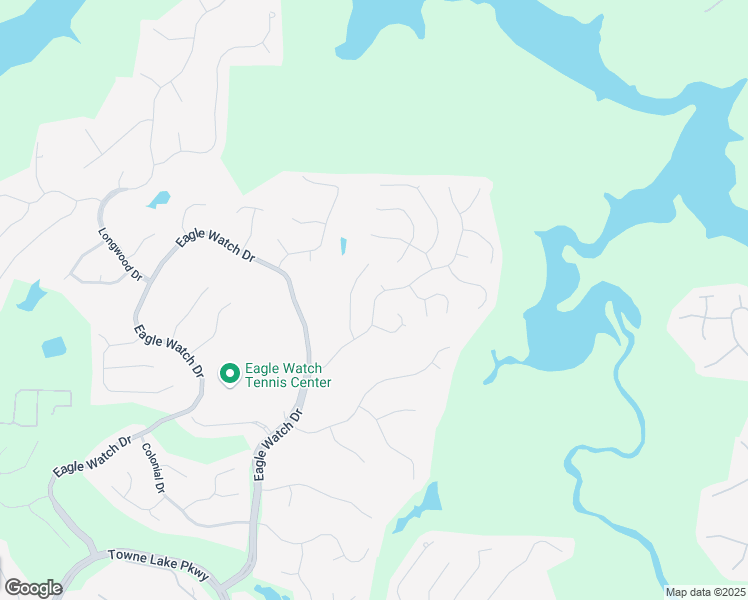 map of restaurants, bars, coffee shops, grocery stores, and more near Wedgewood Drive in Woodstock