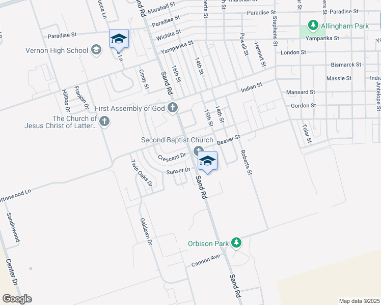 map of restaurants, bars, coffee shops, grocery stores, and more near 2798 Sand Road in Vernon