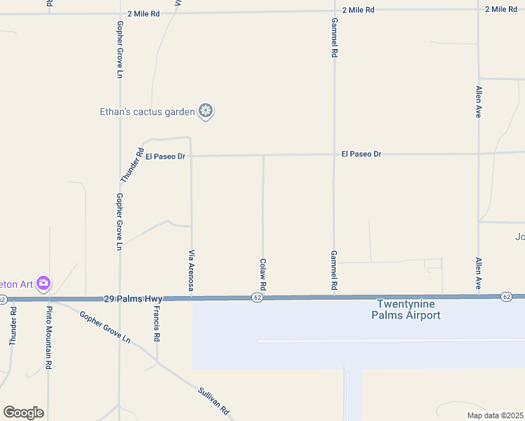 map of restaurants, bars, coffee shops, grocery stores, and more near Colaw Road in San Bernardino County