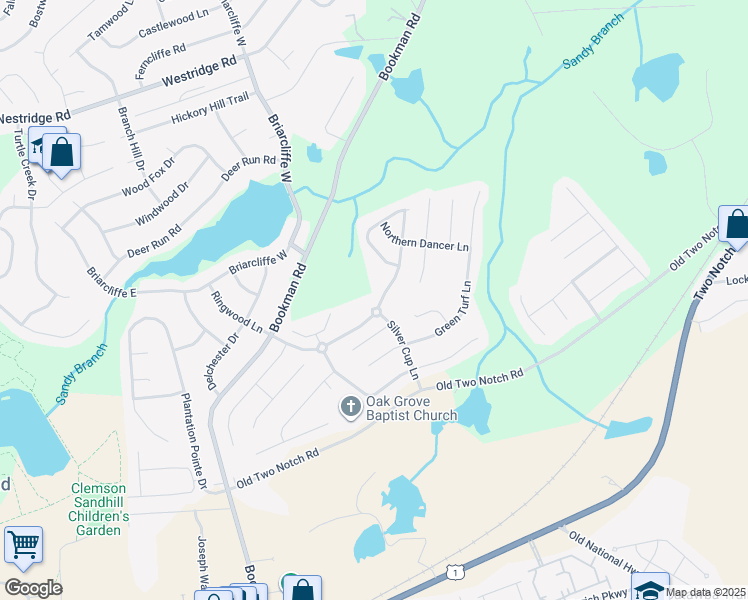 map of restaurants, bars, coffee shops, grocery stores, and more near 225 Sunday Silence Lane in Elgin