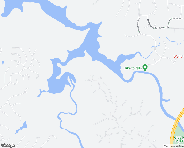 map of restaurants, bars, coffee shops, grocery stores, and more near 907 Castleton Place in Woodstock
