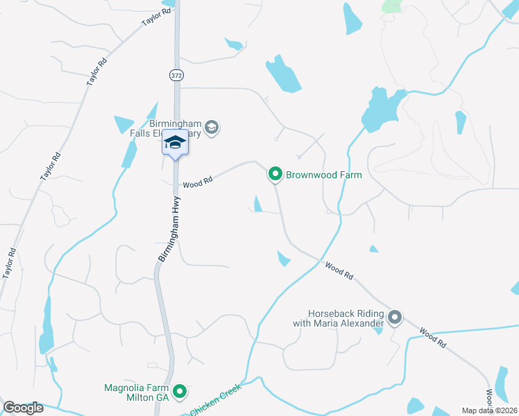 map of restaurants, bars, coffee shops, grocery stores, and more near 14750 Wood Road in Alpharetta