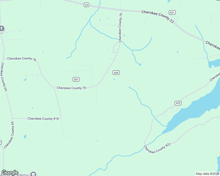 map of restaurants, bars, coffee shops, grocery stores, and more near 1015 County Road 76 in Centre