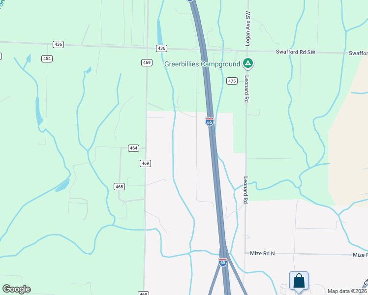 map of restaurants, bars, coffee shops, grocery stores, and more near 490 Ryan Road in Good Hope