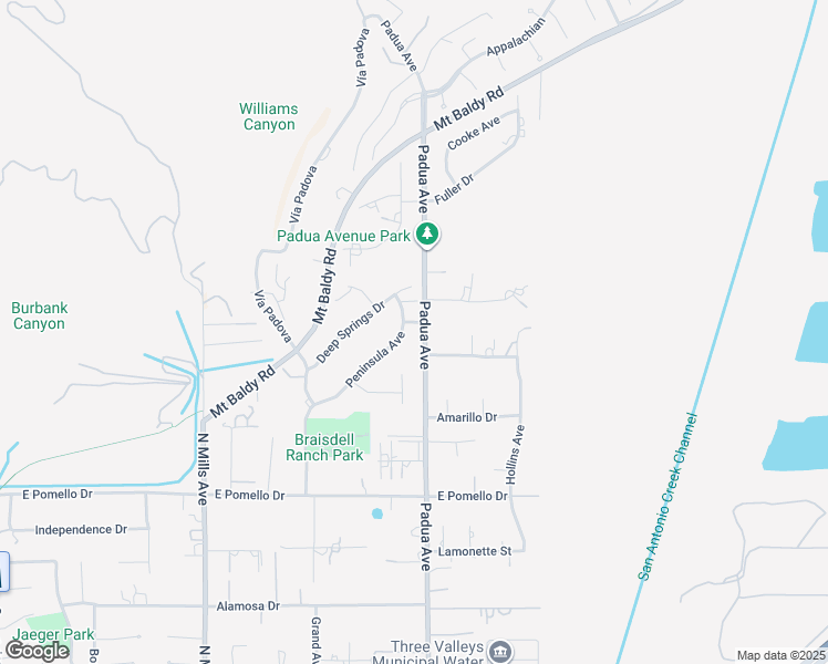 map of restaurants, bars, coffee shops, grocery stores, and more near 948 Peninsula Avenue in Claremont