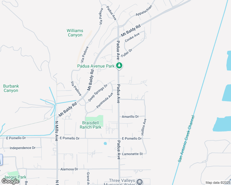 map of restaurants, bars, coffee shops, grocery stores, and more near 948 Peninsula Avenue in Claremont