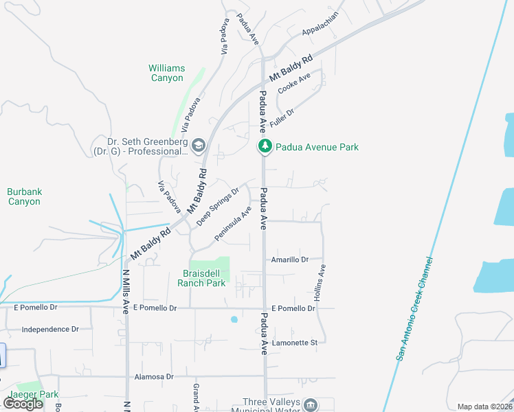 map of restaurants, bars, coffee shops, grocery stores, and more near 948 Peninsula Avenue in Claremont
