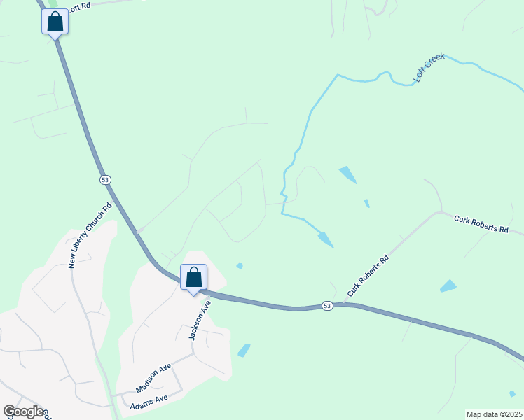 map of restaurants, bars, coffee shops, grocery stores, and more near 1327 Sunny Valley Lane in Braselton