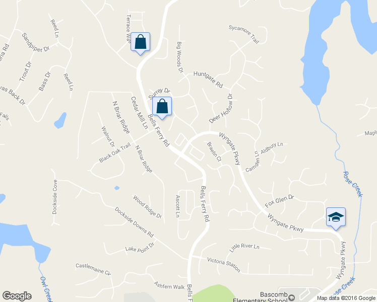 map of restaurants, bars, coffee shops, grocery stores, and more near 208 Rose Cottage Drive in Woodstock