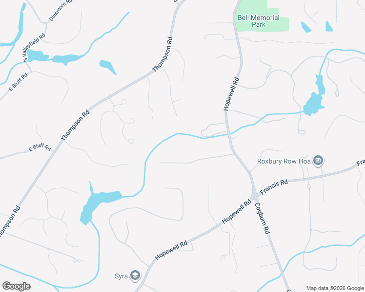 map of restaurants, bars, coffee shops, grocery stores, and more near 465 North Fields Pass in Alpharetta