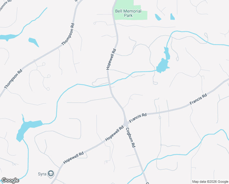 map of restaurants, bars, coffee shops, grocery stores, and more near 14779 Hopewell Road in Alpharetta