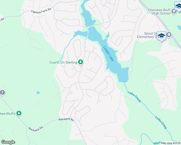 map of restaurants, bars, coffee shops, grocery stores, and more near 7413 Vintage Drive in Flowery Branch