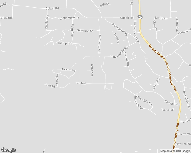 map of restaurants, bars, coffee shops, grocery stores, and more near 56714 Nelson Avenue in Yucca Valley